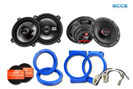 DBMTX front and rear speaker upgrade kit for Suzuki Jimny 2018+