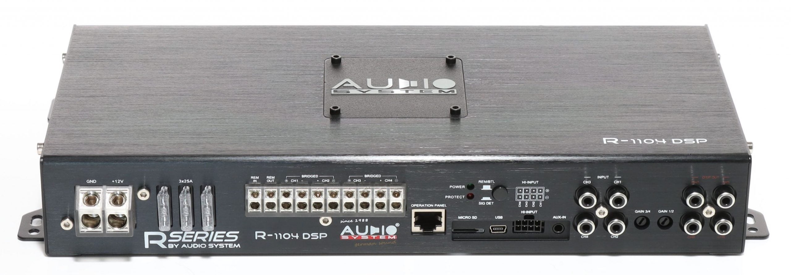 Audio System R-110.4DSP-BT R-Series 4ch Amplifier 8ch DSP