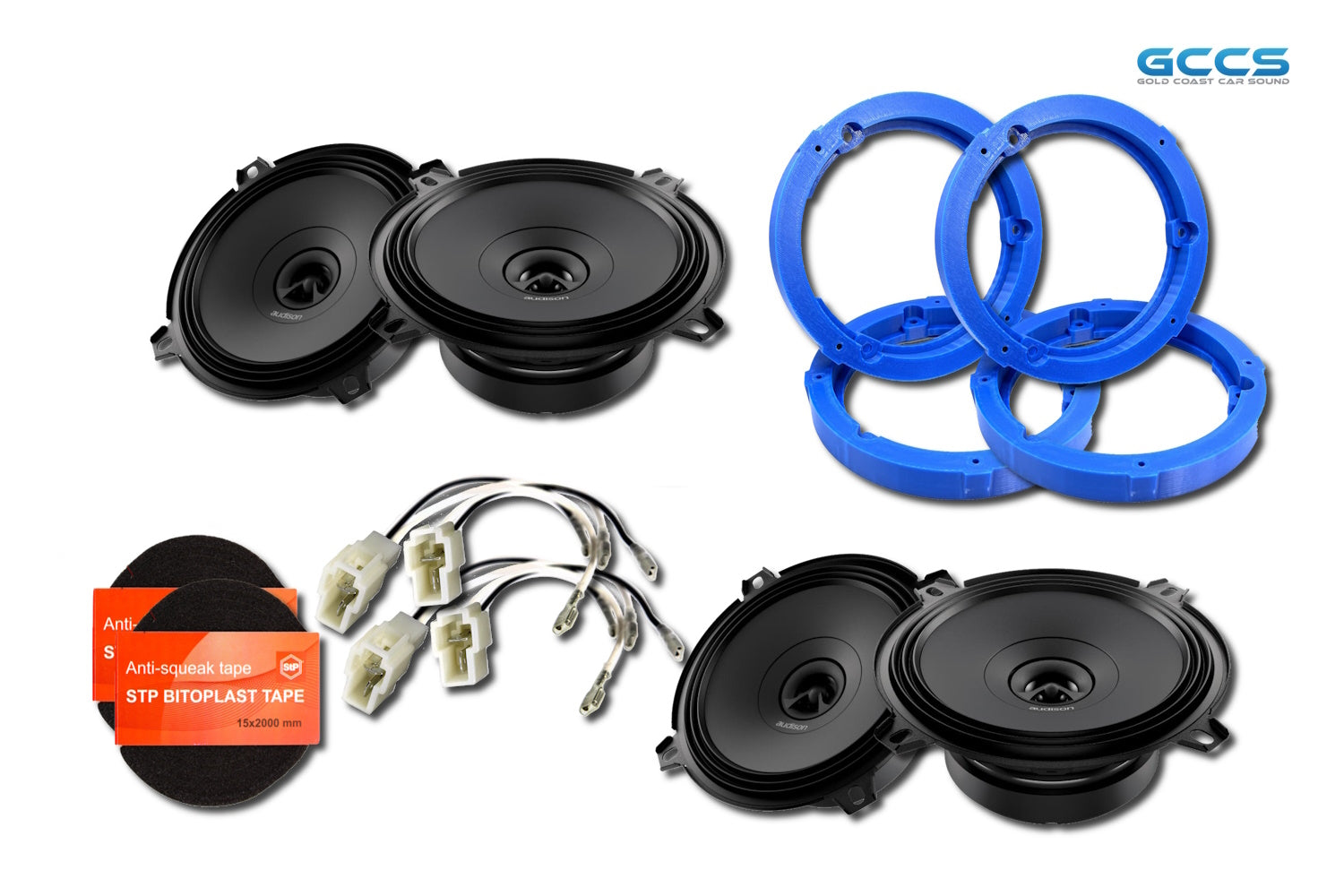 Prima front and rear coaxial speaker upgrade kit for Suzuki Jimny XL