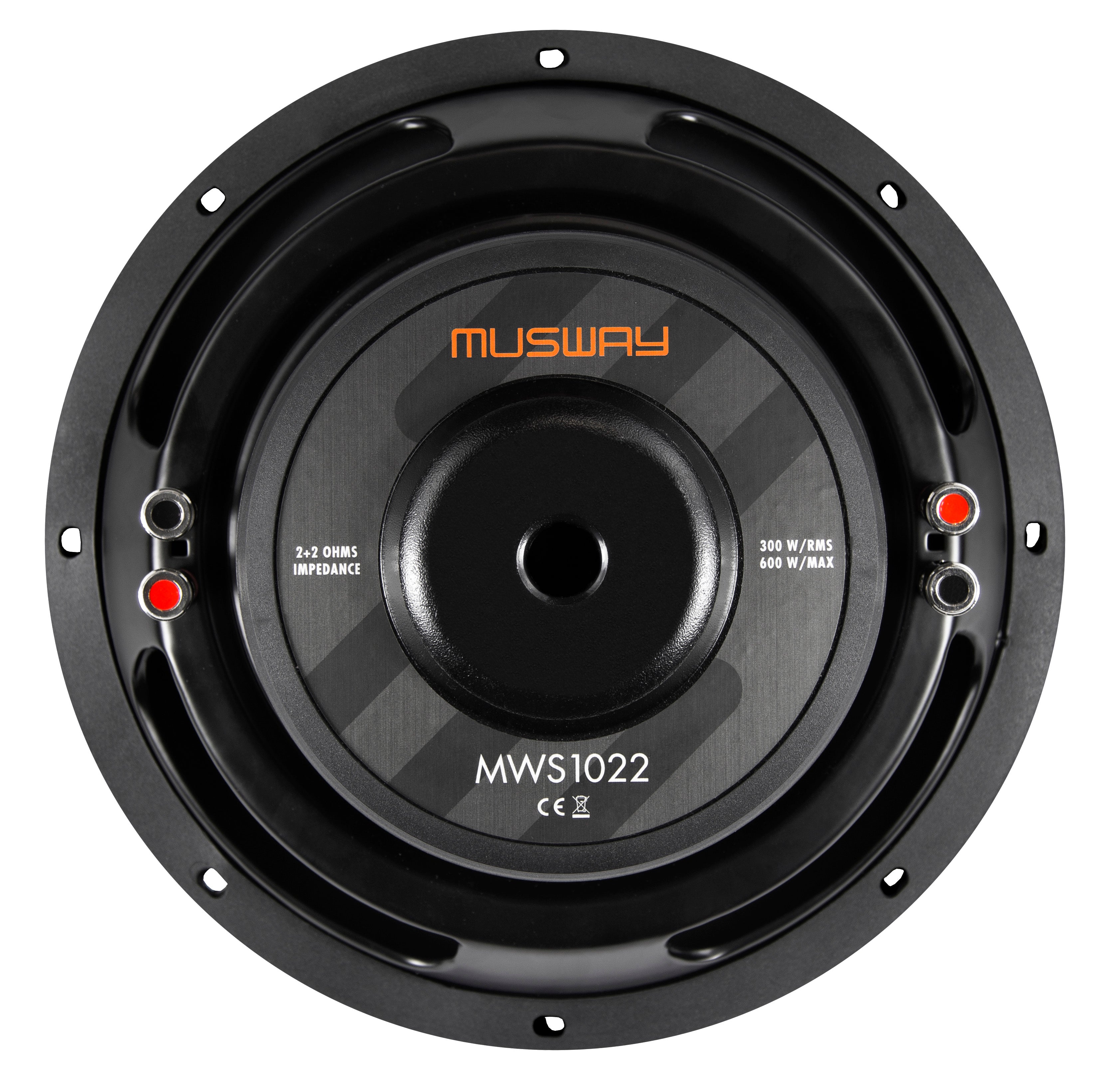 Musway MWS1022 10 Inch Slim Subwoofer